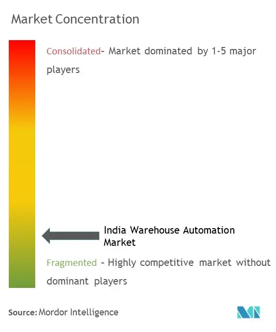 India Warehouse Automation Market Concentration