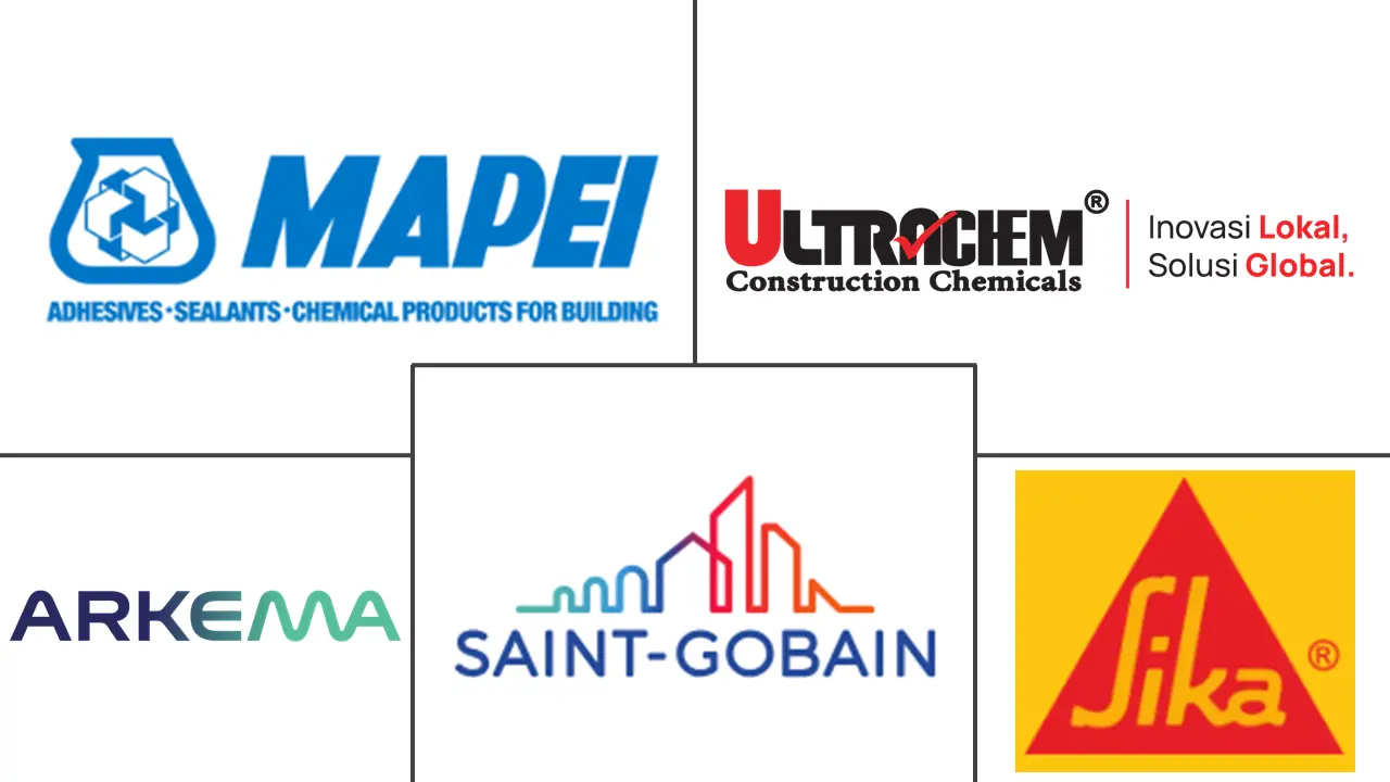 Major players in Indonesia Construction Chemicals industry