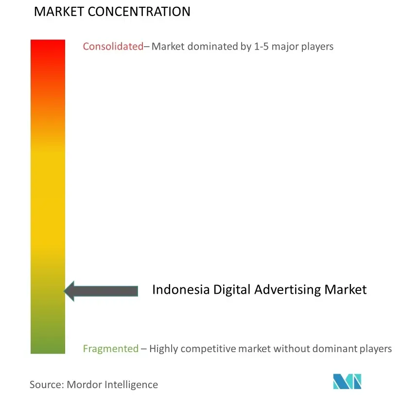 Indonesia Digital Advertising Market Concentration