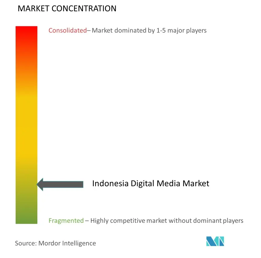 Indonesia Digital Media Market Concentration