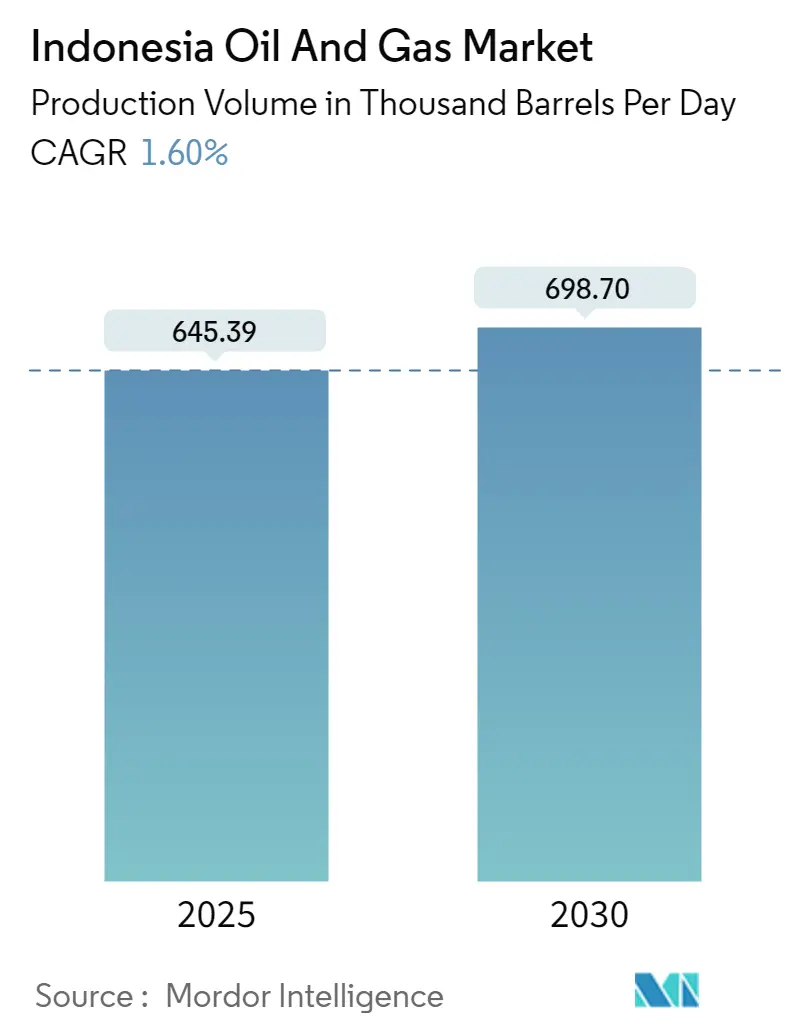 Indonesia Oil And Gas Market Size Indonesia Oil And Gas Market Summary