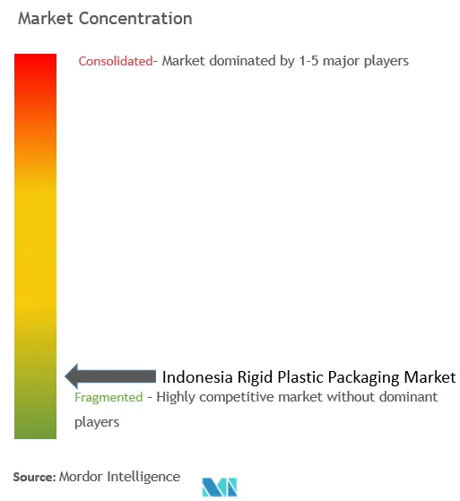 Indonesia Rigid Plastic Packaging Market Concentration