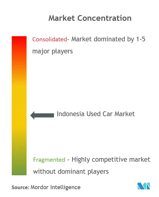 Indonesia Used Car Market Concentration