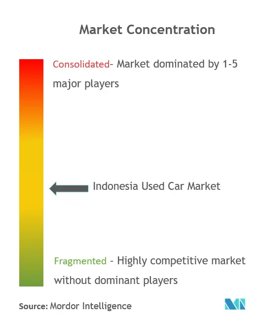 Indonésie Voiture doccasionConcentration du marché