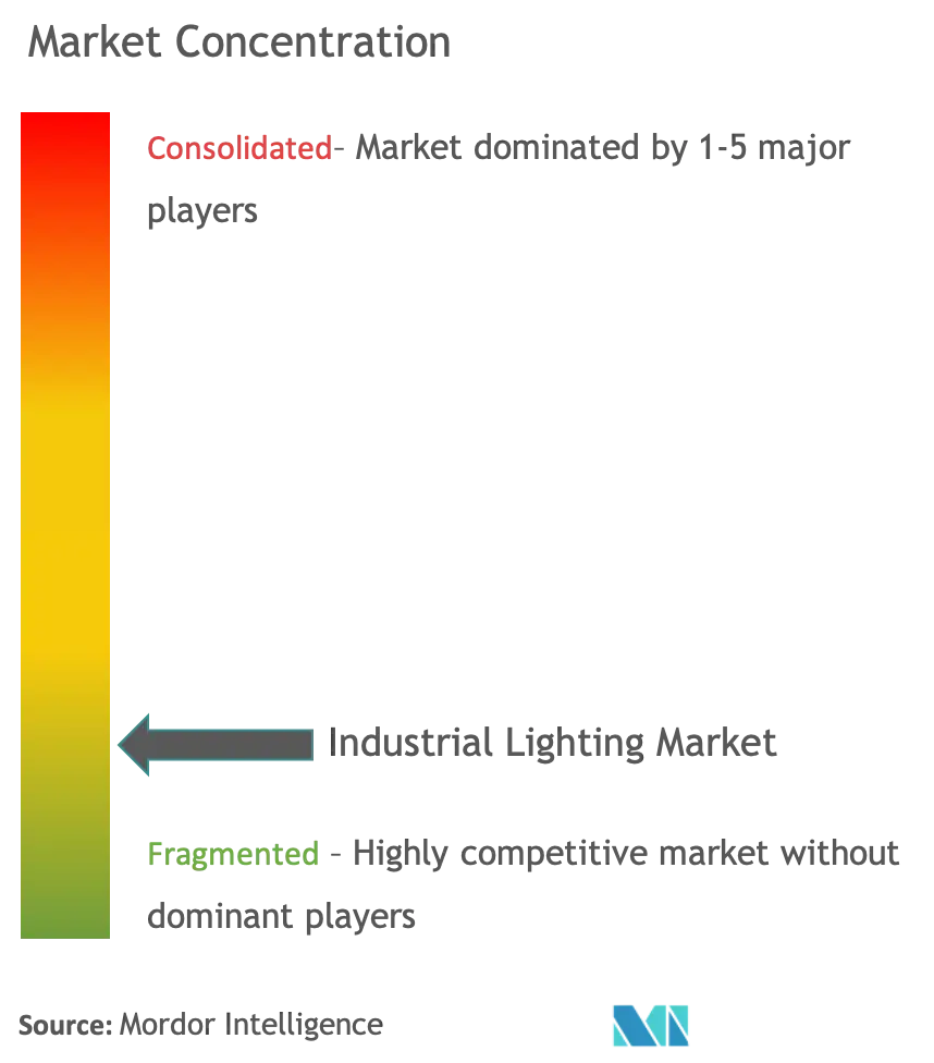 Industrial Lighting Market Concentration