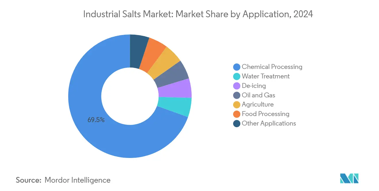 Industrial Salts Market: Market Share by Application