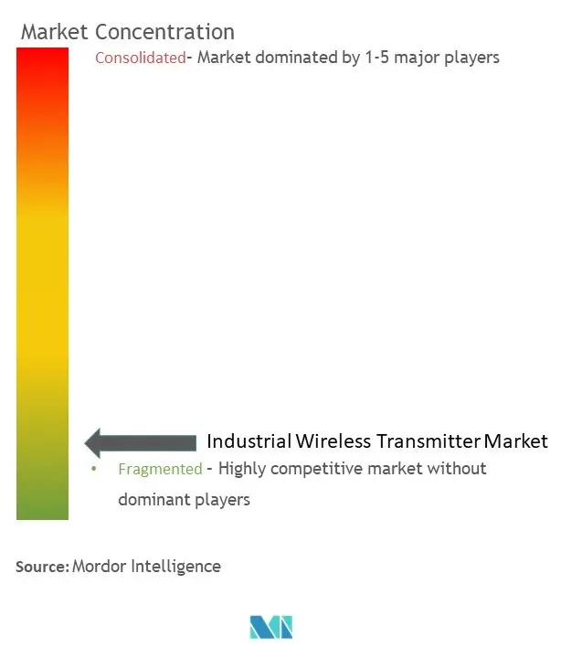産業用ワイヤレストランスミッター市場の集中