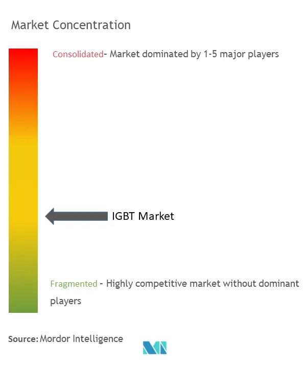 Insulated Gate Bipolar Transistors Market Concentration