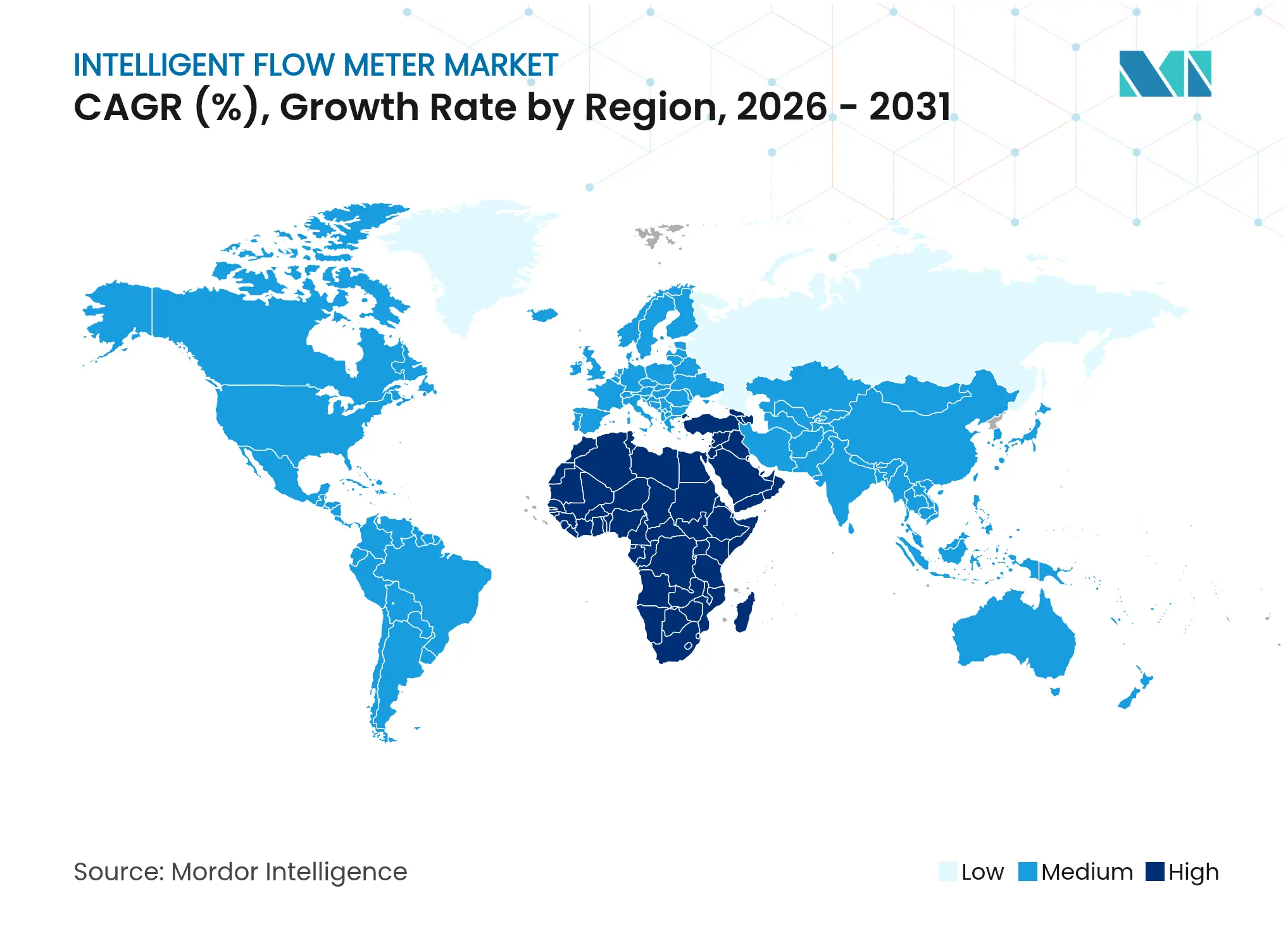 Intelligent Flow Meter Market CAGR (%), Growth Rate by Region