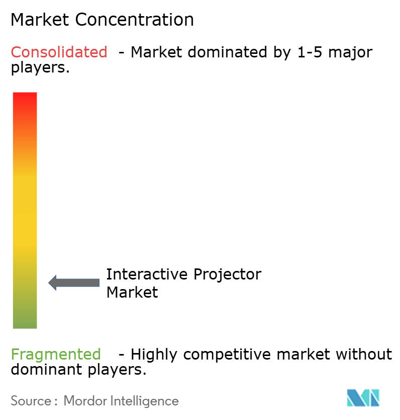 Interactive Projector Market Concentration