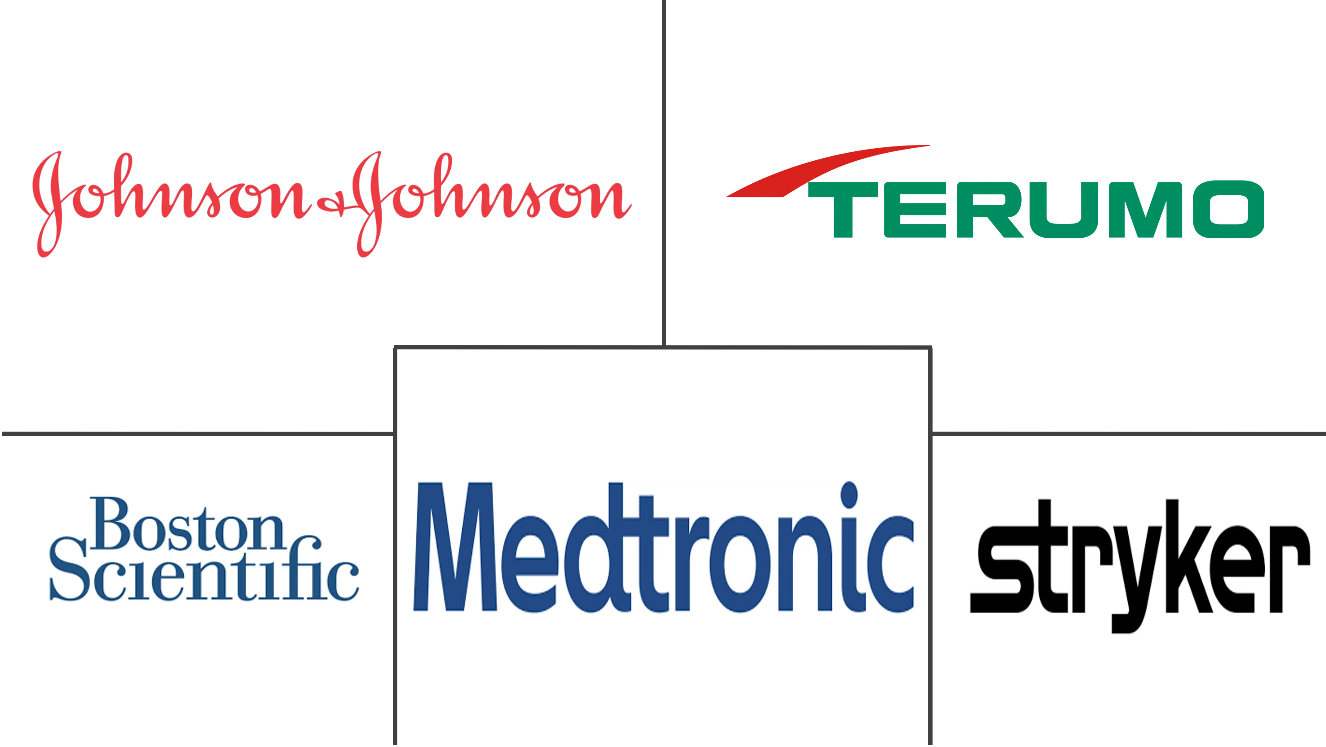 Principales actores del mercado de stents intracraneales