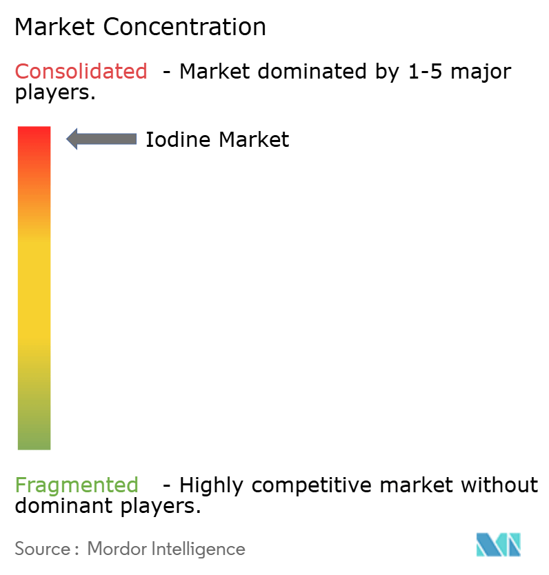 Iodine Market Concentration