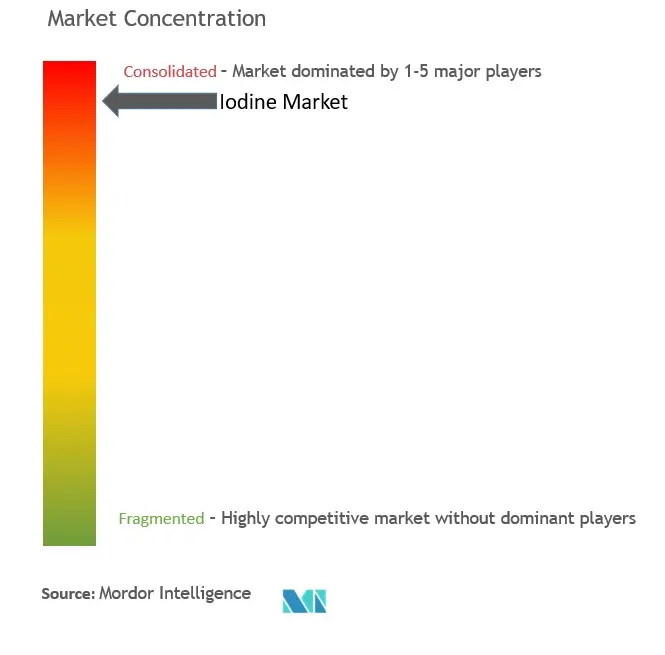 Iodine Market Concentration