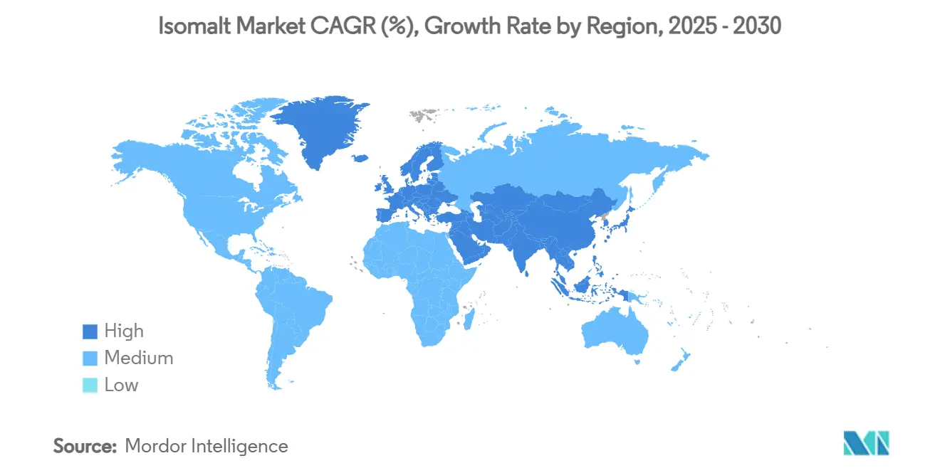 먹튀없는 바카라사이트 시장 CAGR(%), 지역별 성장률