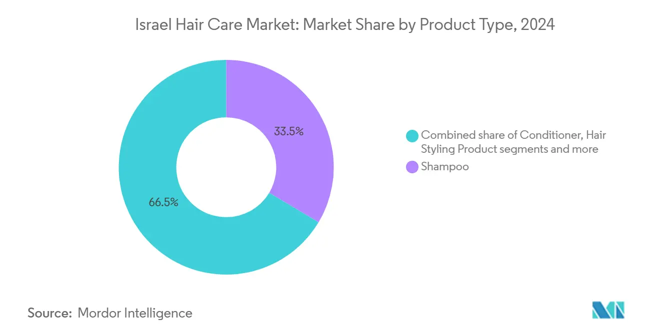 Israel Hair Care Market: Market Share by Product Type