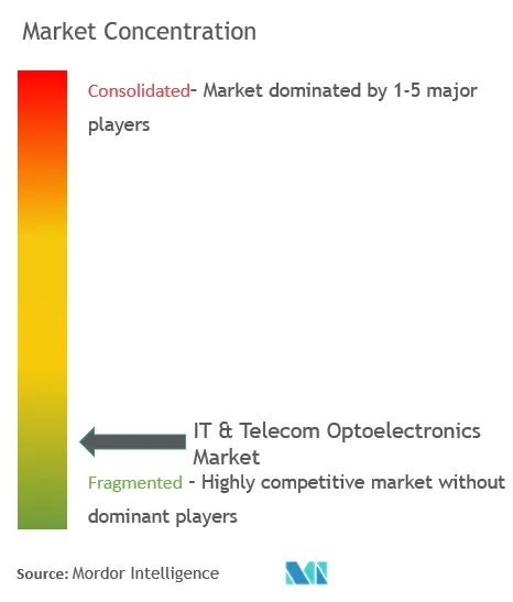 IT & Telecom Optoelectronics Market Concentration