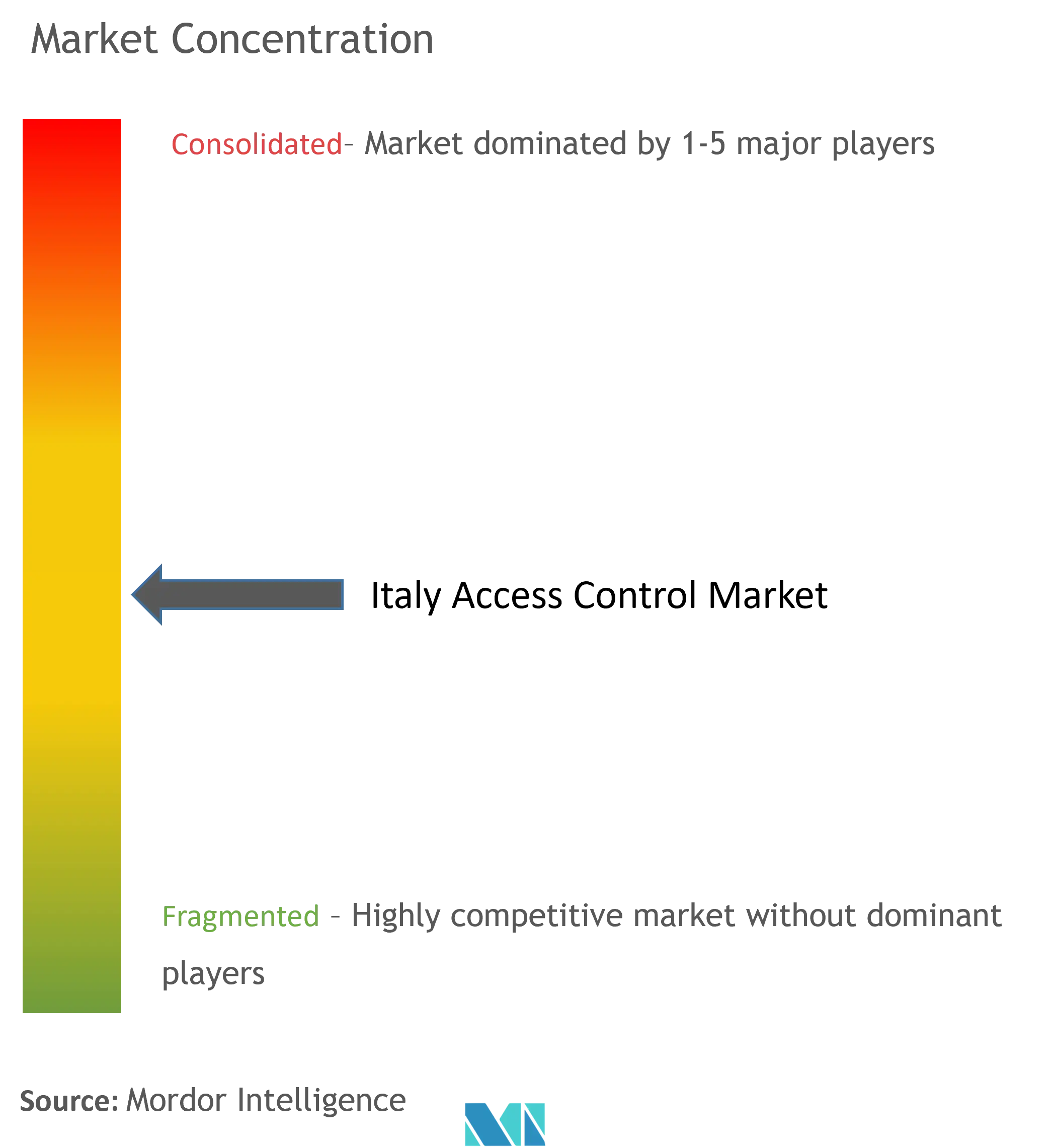 Italy Access Control Market Concentration