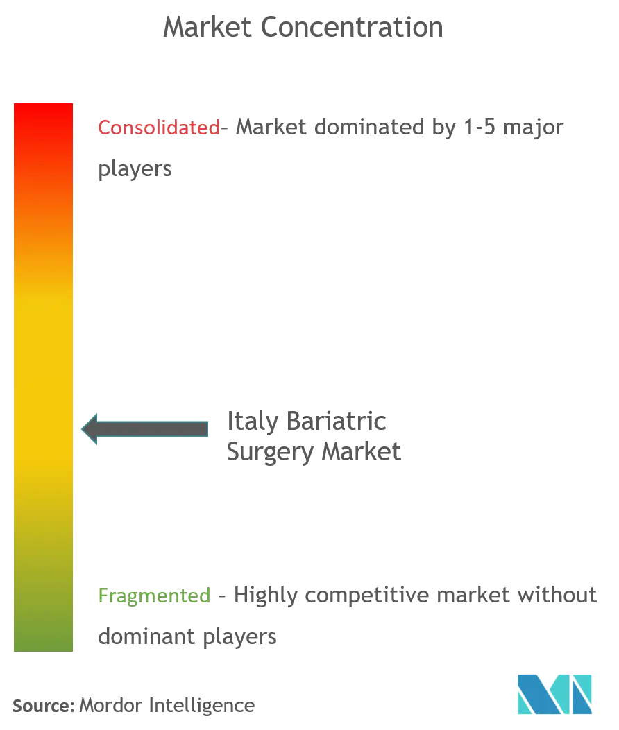 Italy Bariatric Surgery Market Concentration