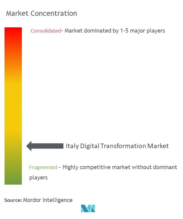 Italy Digital Transformation Market Concentration