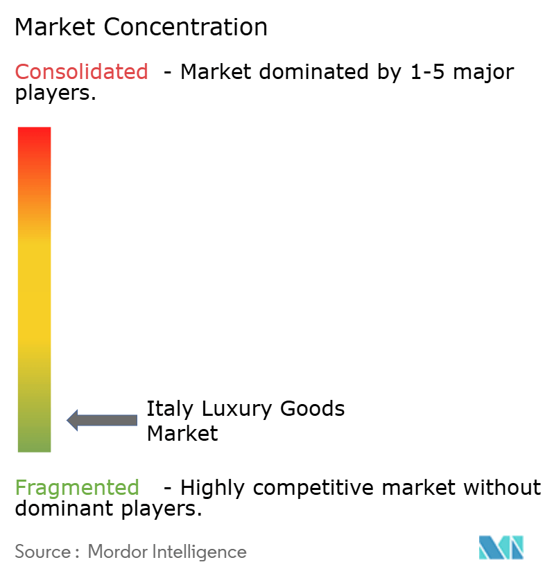 Italy Luxury Goods Market Concentration