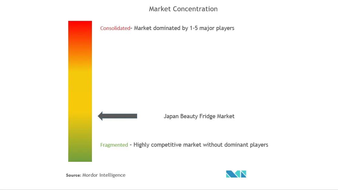 Japan Beauty Fridges Market Concentration