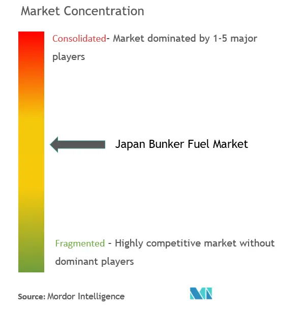 Japan Bunker Fuel Market Concentration