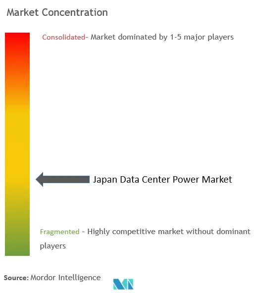 Japan Data Center Power Market Concentration