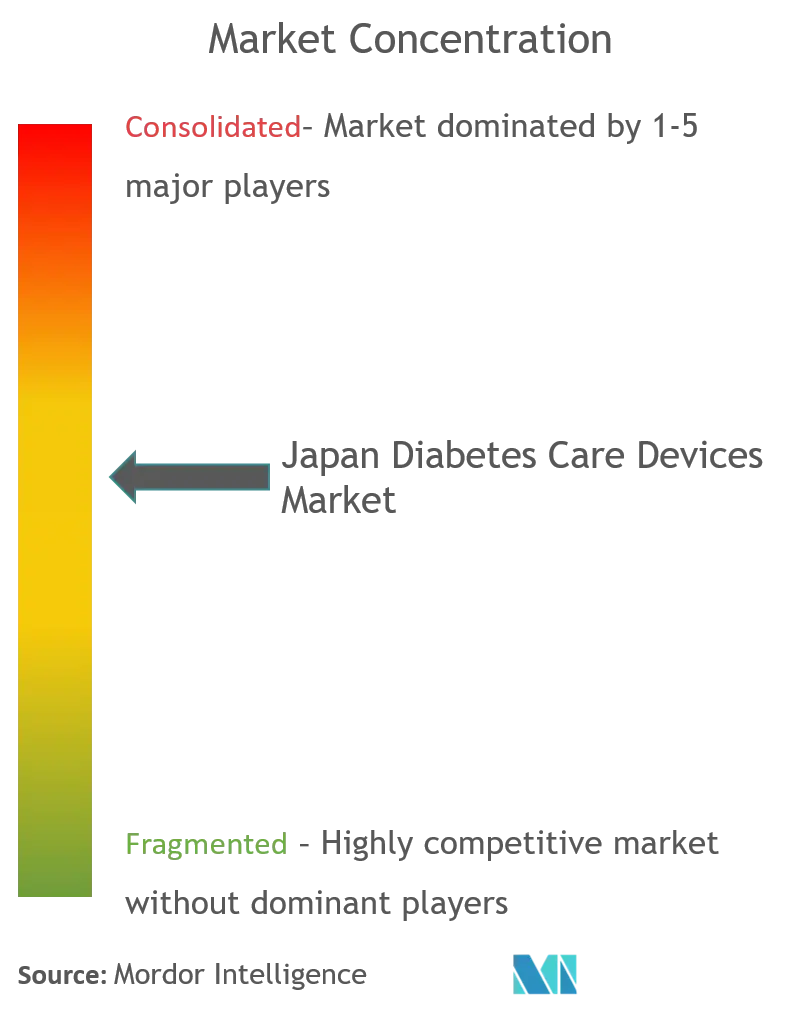 Japan Diabetes Devices Market Concentration
