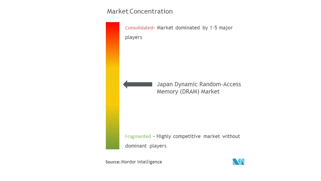 Japan DRAM Market Concentration