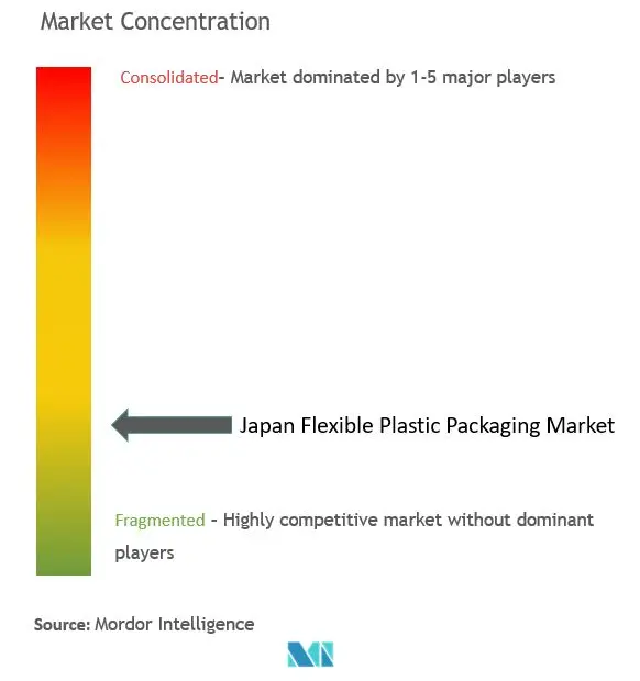 Japan Flexible Plastic Packaging Market Concentration