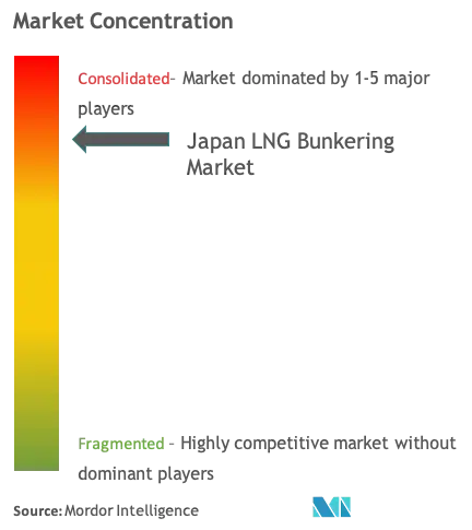 Japan LNG Bunkering Market Concentration