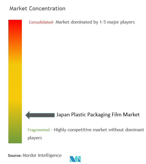 Japan Plastic Packaging Film Market Concentration