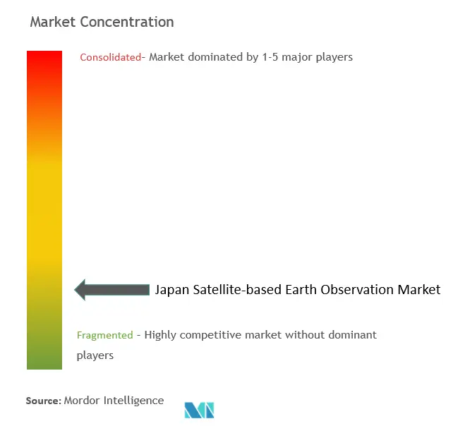 Japan Satellite-based Earth Observation Market Concentration