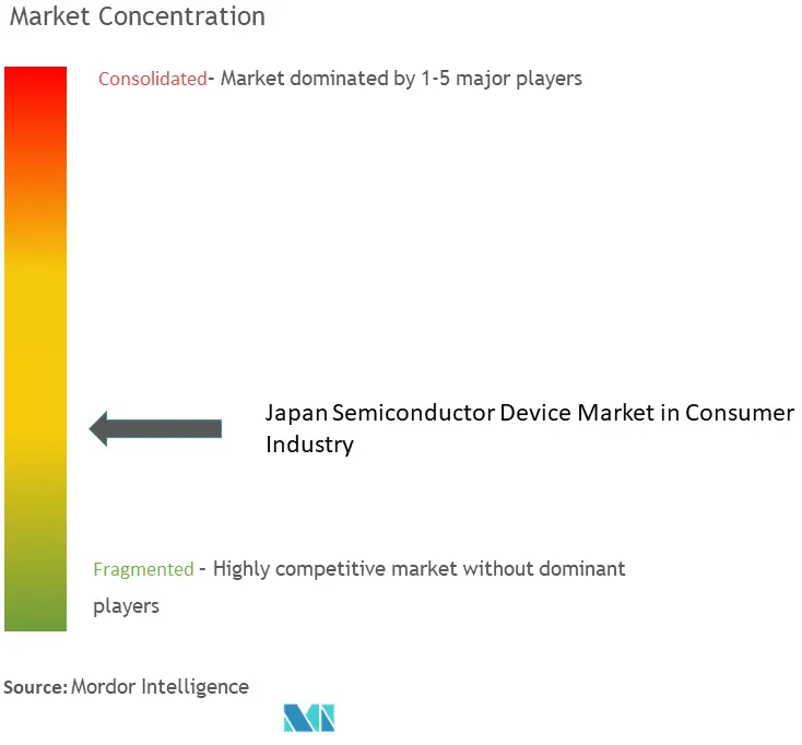 Japan Semiconductor Device Market In Consumer Industry Concentration