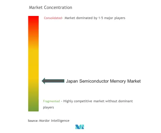 Japan Semiconductor Memory Market Concentration Japan Semiconductor Memory Market Concentration