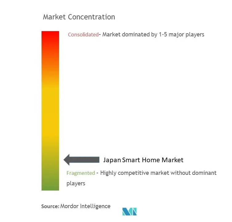 Japan Smart Home Market Concentration