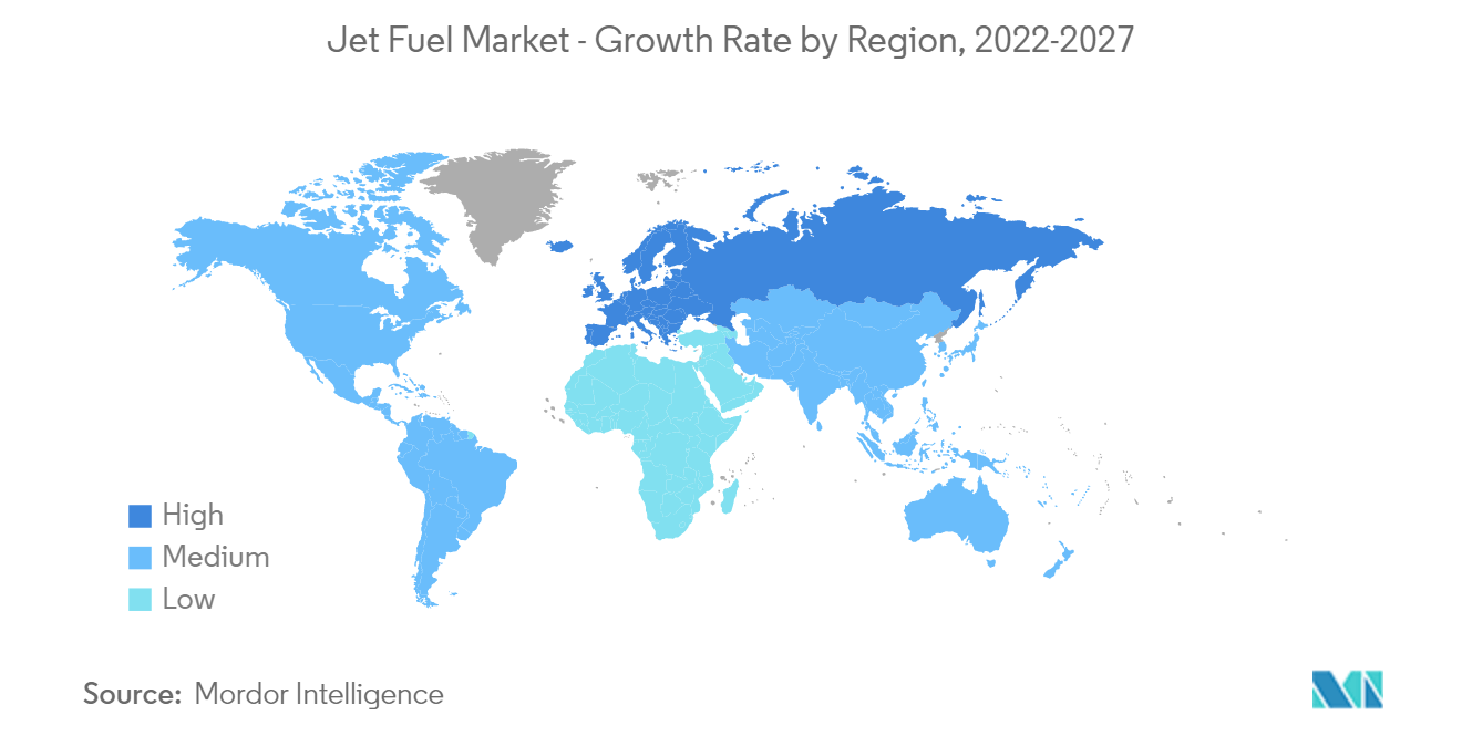 Jet Fuel Market - Growth Rate by Region