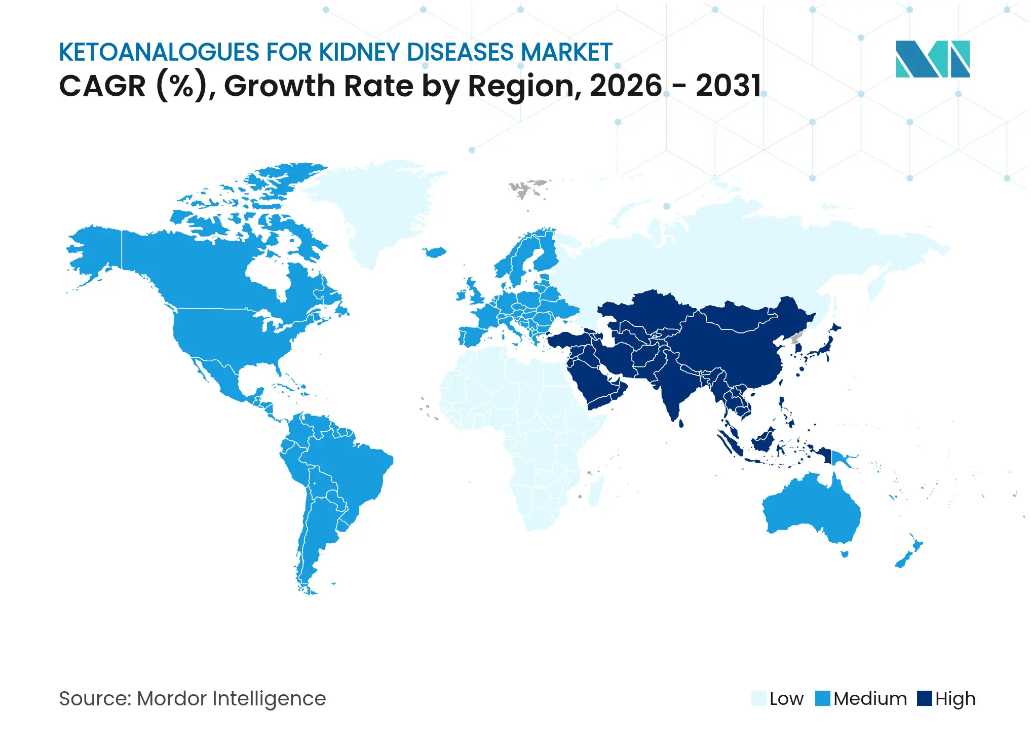Ketoanalogues For Kidney Diseases Market CAGR (%), Growth Rate by Region
