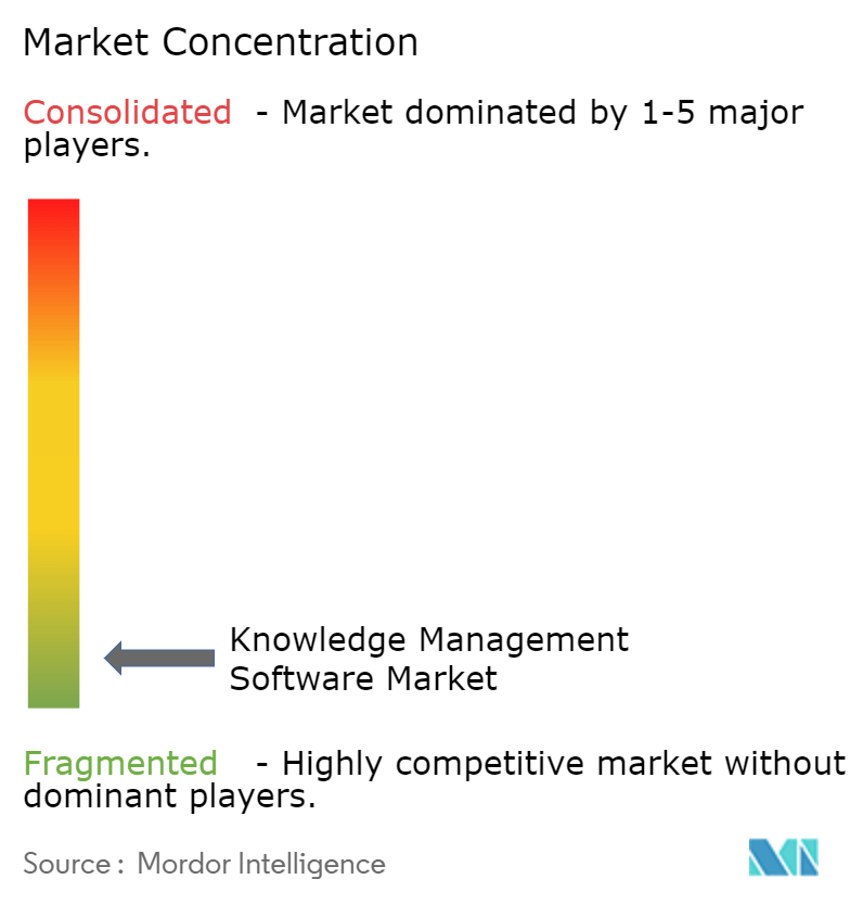 Knowledge Management Software Market Concentration