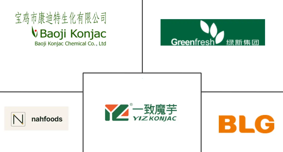 Principaux acteurs dans Marché du konjac industrie
