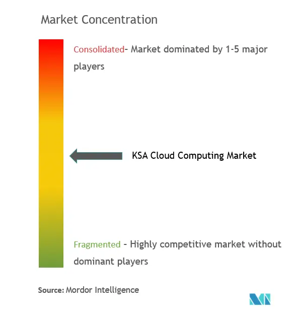 KSA Cloud Computing Market Concentration