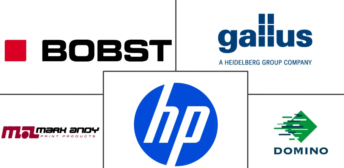 Major players in Label And Packaging Printers industry