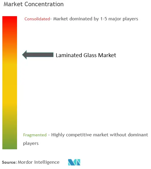 Laminated Glass Market Concentration