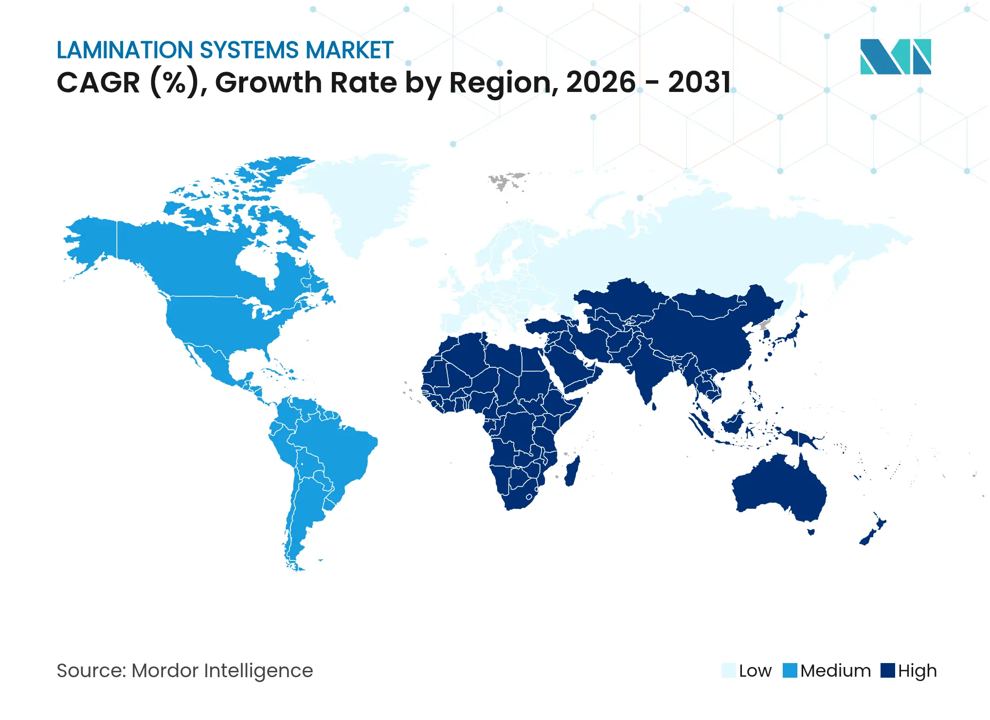 Lamination Systems Market CAGR (%), Growth Rate by Region