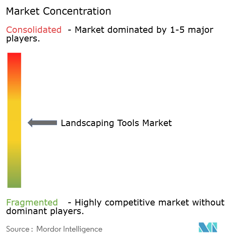 Landscaping Tools Market Concentration