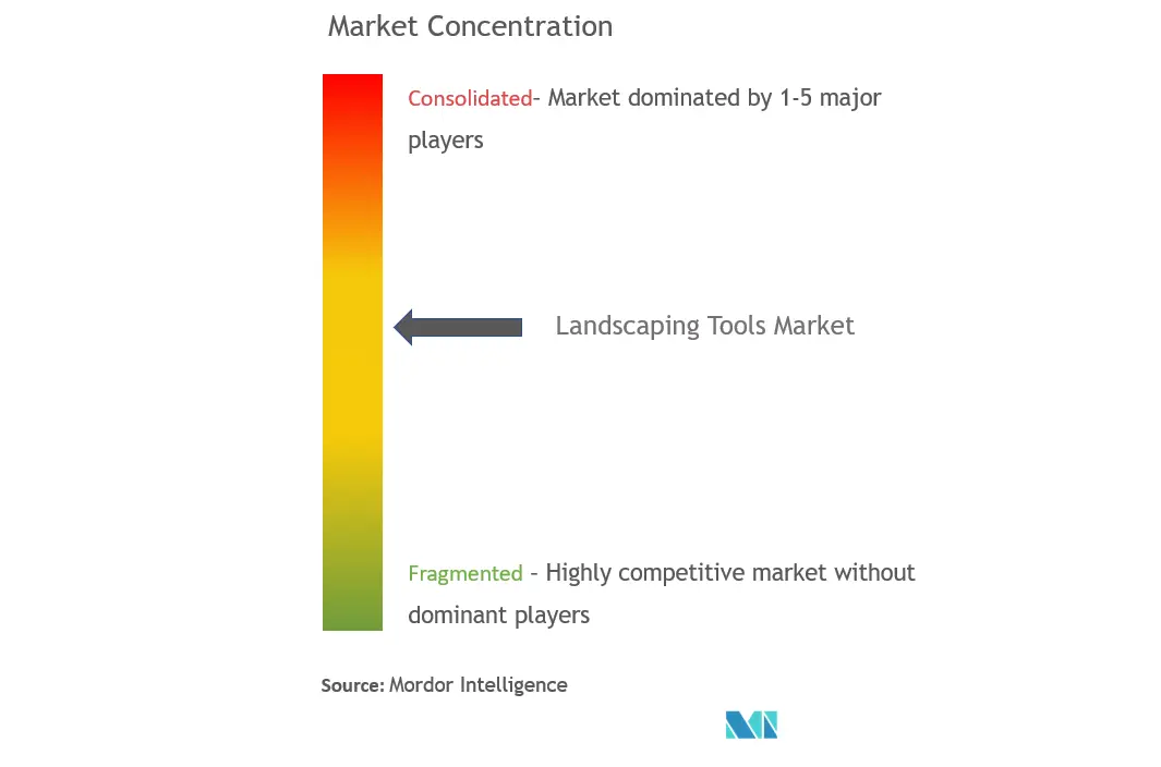 Landscaping Tools Market Concentration