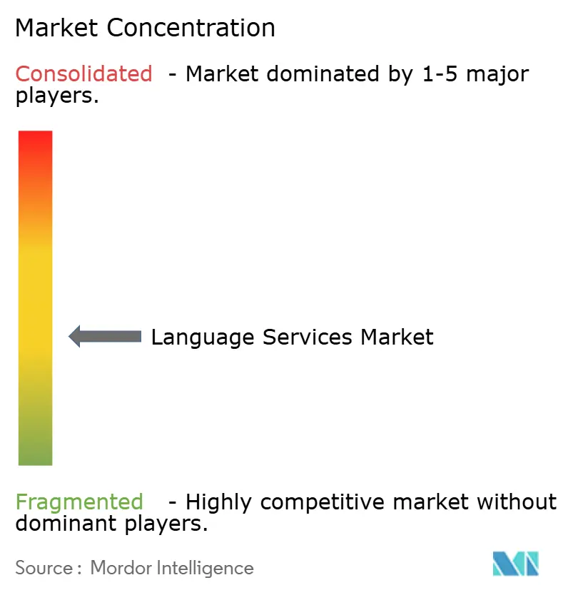 Language Services Market Concentration