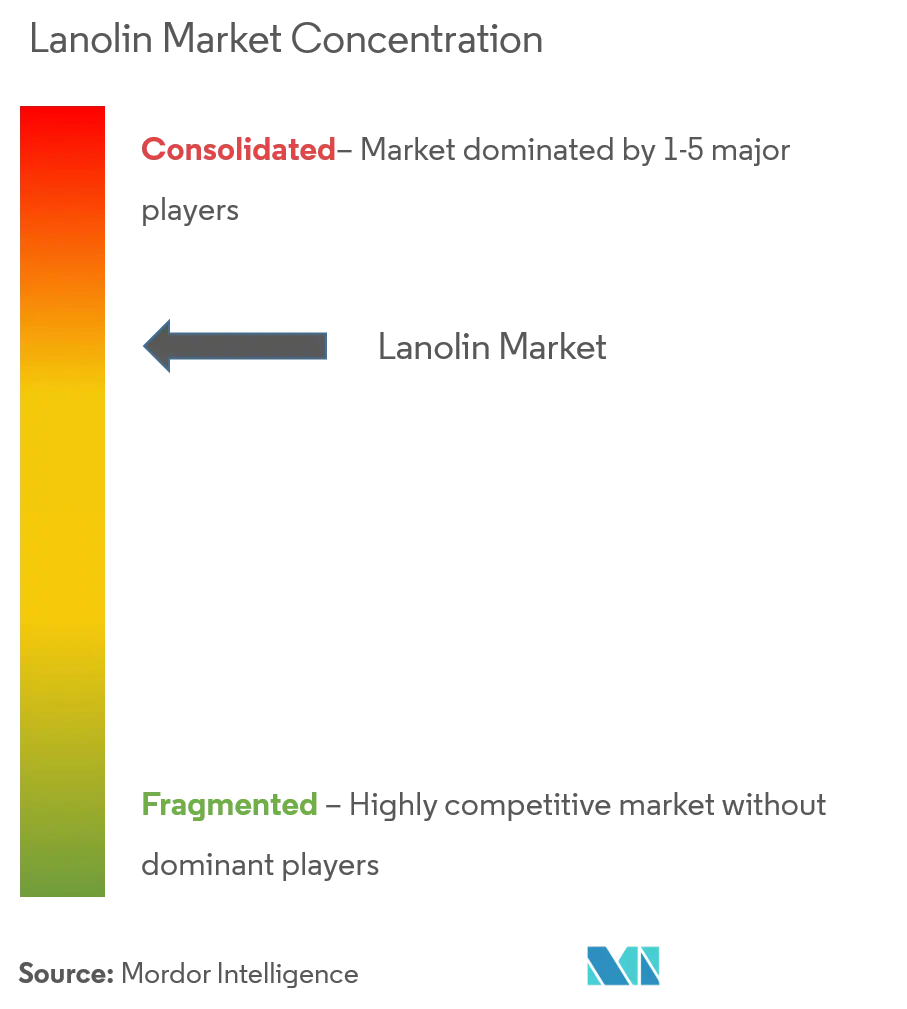 Lanolin Market Concentration