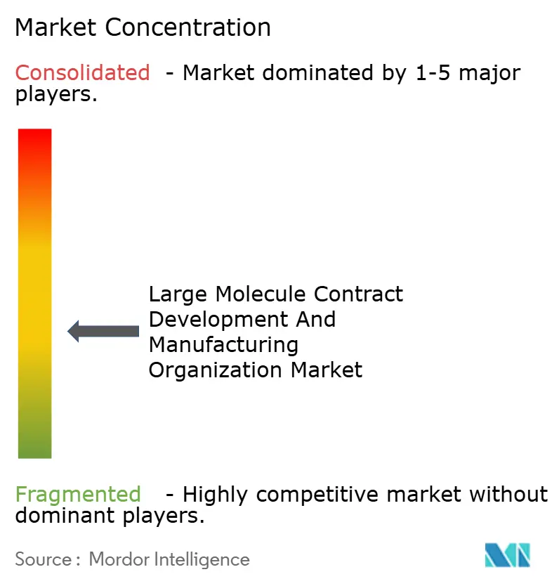 Large Molecule Contract Development And Manufacturing Organization Market Concentration