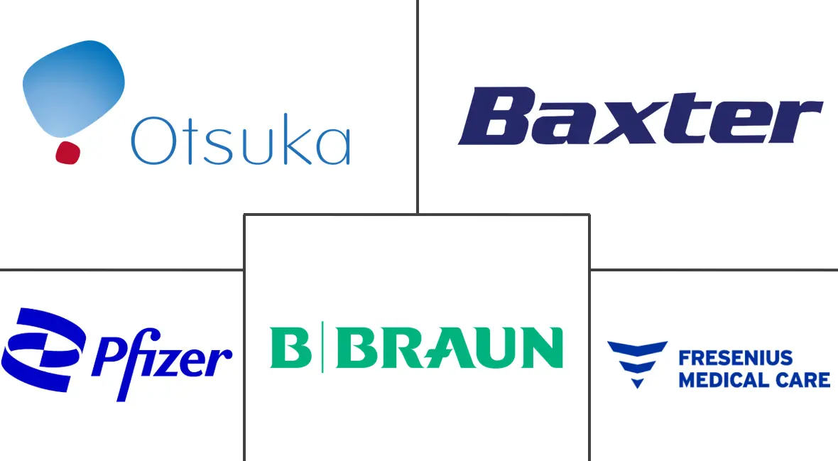 Principali attori del settore della somministrazione parenterale di grandi volumi (LVP)
